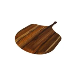 Teakhaus Canoe Paddle pizzaschep 43 x 25,6 cm teakhout