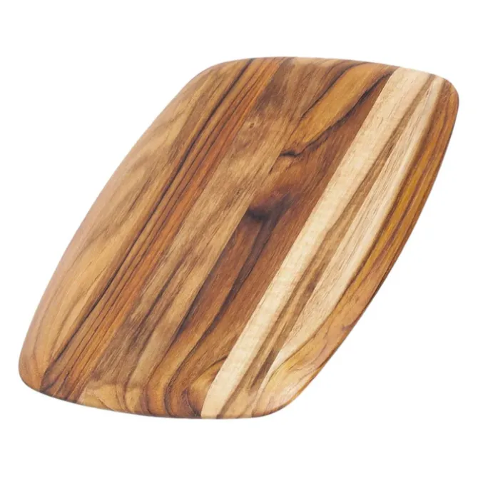 Teakhaus Elegant serveer- en snijplank 30,5 x 20 cm teakhout