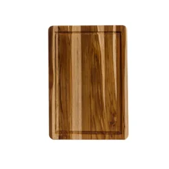Teakhaus Essential snijplank met sapgeul 40,6 x 28 cm