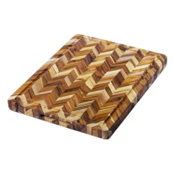 Teakhaus Heavy snijplank visgraat 51 x 41 x 3,8 cm