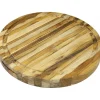 Teakhaus ronde snijplank met sapgeul ø 46 cm x 3,8 cm