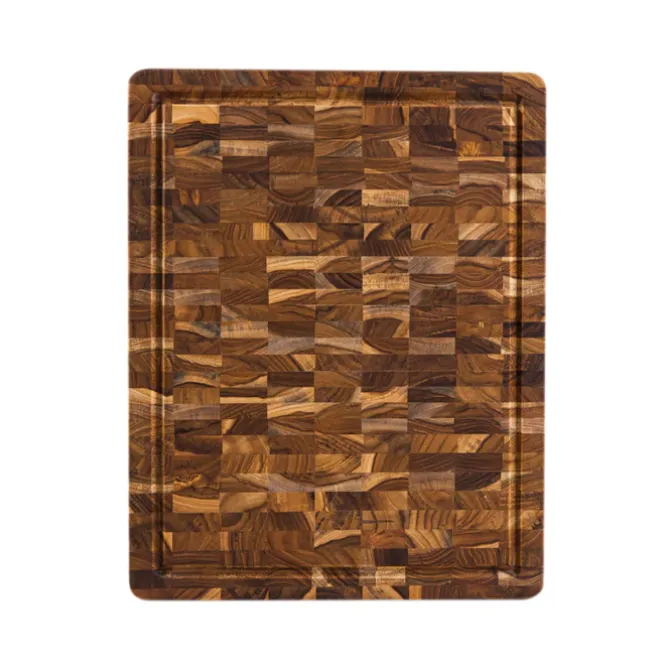 Teakhaus Scandi kopshouten snijplank 46 x 36 cm teakhout