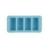 The Original Food Cube mealprepbak 4 x 250 ml silicone Blue
