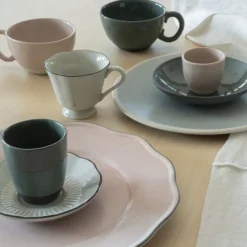 The Table Atelier cappuccinokop 220 ml keramiek thyme