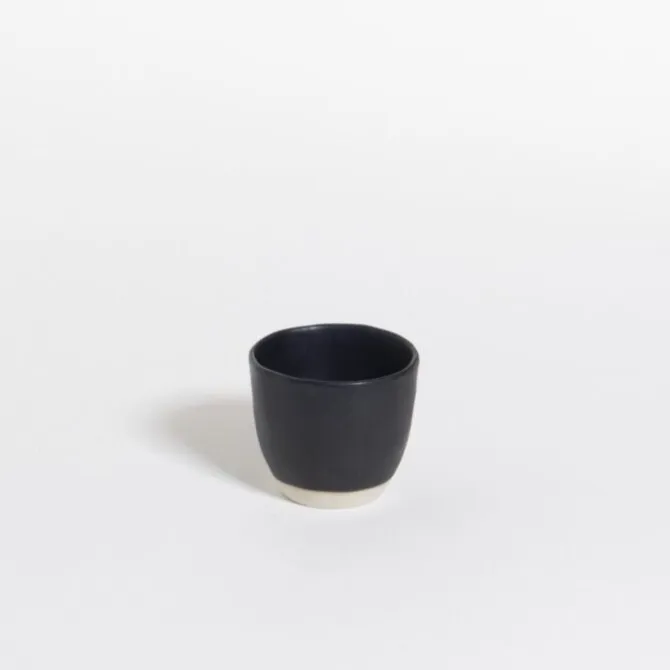 The Table Atelier espressokop 65 ml keramiek black pepper