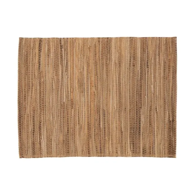 Tiseco Aster placemat 30 x 45 cm waterhyacint taupe