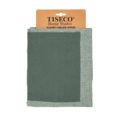 Tiseco Chambray kinderschort 52 x 63 cm katoen green