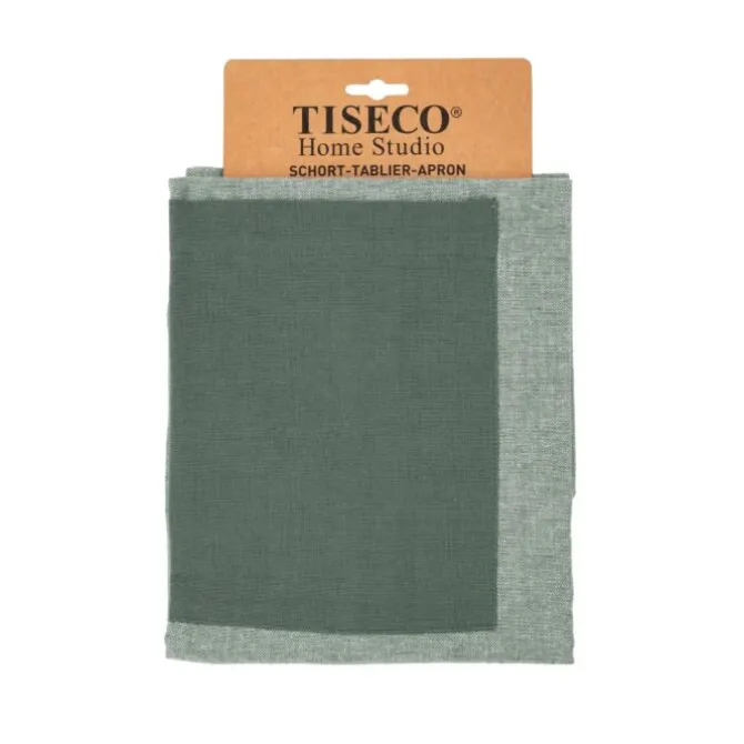 Tiseco Chambray kinderschort 52 x 63 cm katoen green