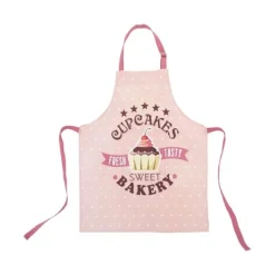 Tiseco Cupcakes kinderset keukentextiel katoen 4-delig