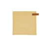 Tiseco Havana pannenlap 20 x 20 cm katoen ochre yellow 2 stuks