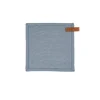 Tiseco Havana pannenlap 20 x 20 cm katoen stone blue 2 stuks