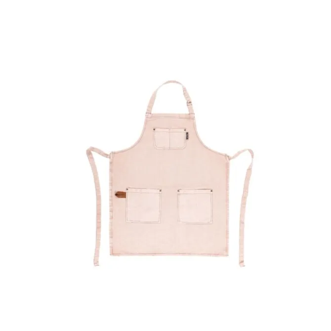Tiseco Havana schort 70 x 85 cm katoen pink