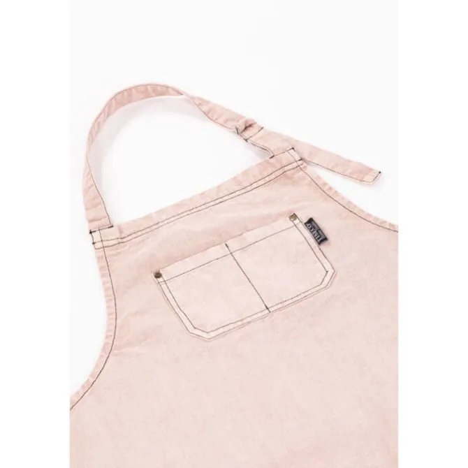 Tiseco Havana schort 70 x 85 cm katoen pink