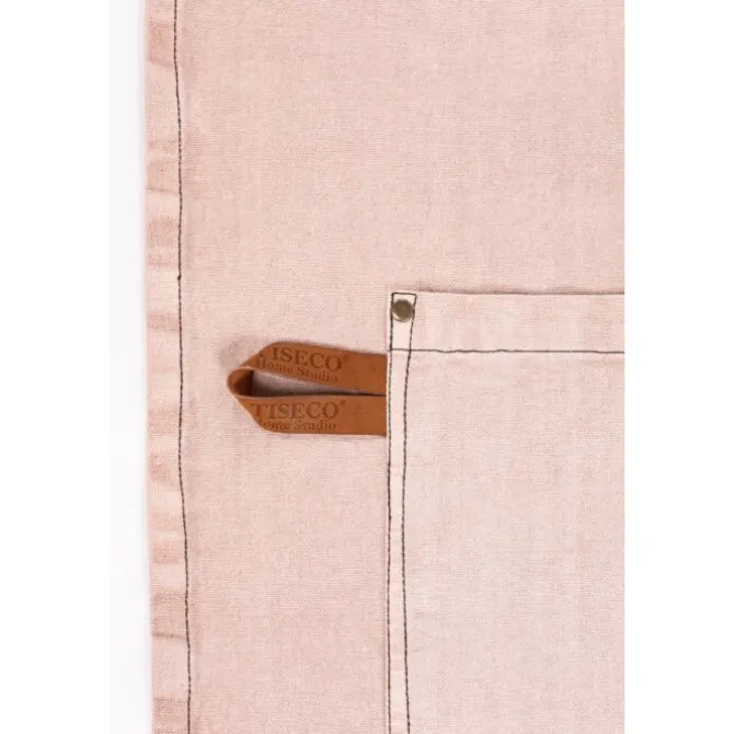 Tiseco Havana schort 70 x 85 cm katoen pink