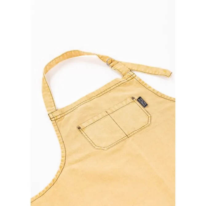 Tiseco Havana schort 70 x 85 cm katoen ochre yellow