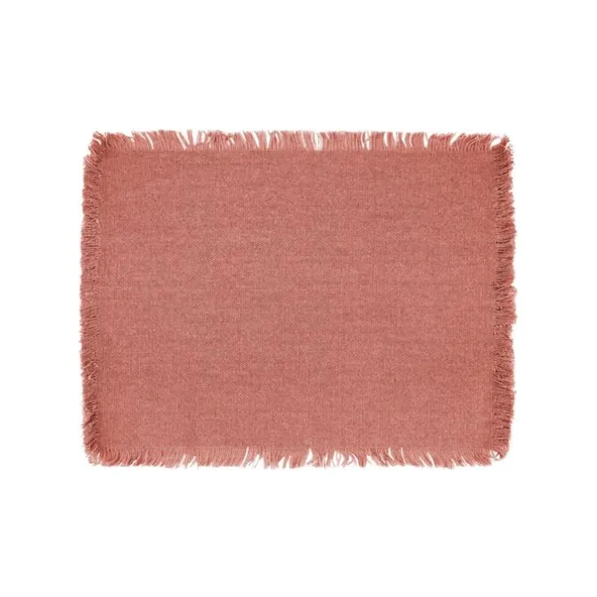 Tiseco Mayaha placemat 30 x 40 cm rood