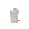Tiseco Myrna Floral ovenwant 18 x 28 cm katoen taupe