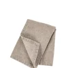 Tiseco Myrna servet 40 x 40 cm katoen taupe 2 stuks