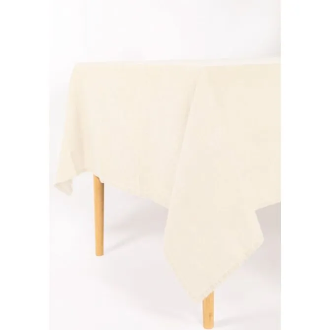 Tiseco Myrna tafelkleed 145 x 250 cm katoen ivory