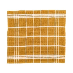 Tiseco Oman vaatdoek 32 x 35 cm katoen camel 6 stuks