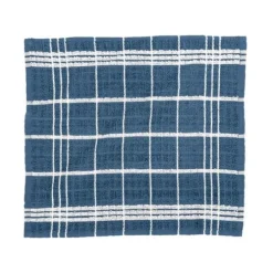 Tiseco Oman vaatdoek 32 x 35 cm katoen stone blue 6 stuks