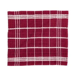 Tiseco Oman vaatdoek 32 x 35 cm katoen sand 6 stuks
