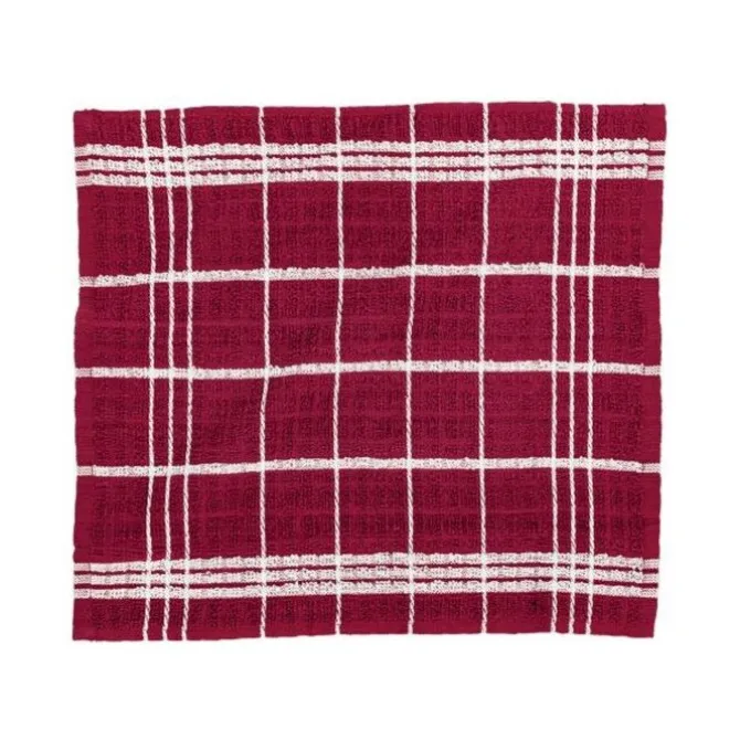Tiseco Oman vaatdoek 32 x 35 cm katoen sand 6 stuks