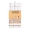 Tiseco Pharao Arabesque theedoek 50 x 70 katoen sand 3 stuks