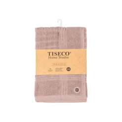 Tiseco Pharao handdoek 50 x 50 cm katoen dark blue 2 stuks