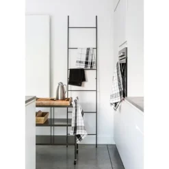 Tiseco Pharao Utensils theedoek 50 x 70 cm katoen zwart