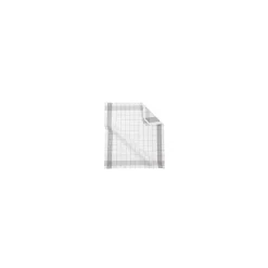 Tiseco professionele theedoek 55 x 75 cm katoen grijs 2 stuks
