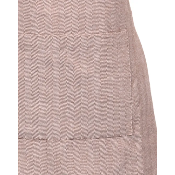 Tiseco Ruga schort 75 x 80 cm katoen cognac