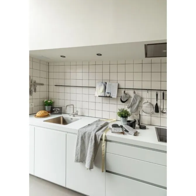 Tiseco Sherlock Checker schort 68 x 85 cm polyester
