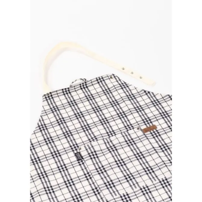 Tiseco Sherlock Checker schort 68 x 85 cm polyester