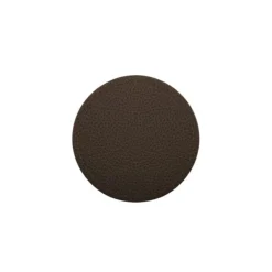 Tiseco Trudo onderzetter ø 10 cm vegan leer dark brown 4 stuks