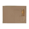 Tiseco Velmar placemat 33 x 45 cm katoen taupe
