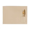 Tiseco Velmar placemat 33 x 45 cm katoen beige