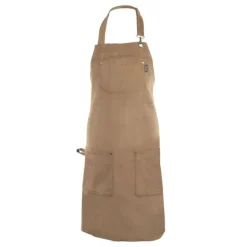 Tiseco Velmar schort 70 x 85 cm katoen taupe