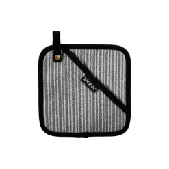 Tiseco Venton pannenlap 20 x 20 cm polyester zwart 2 stuks