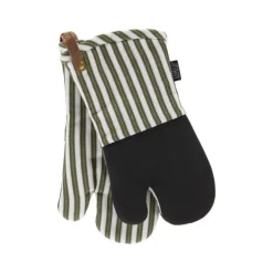 Tiseco Yinte ovenwant 17 x 33 cm greenolive 2 stuks