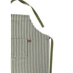 Tiseco Yinte schort 68 x 85 cm greenolive
