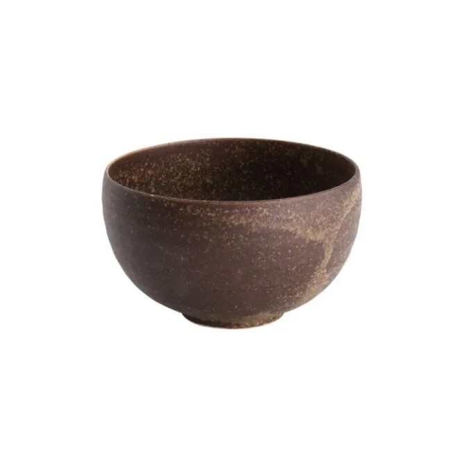 Tokyo design Iga Matte kom ø 13 cm keramiek donkerbruin