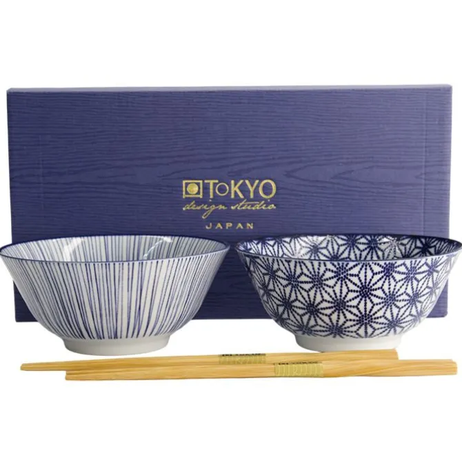Tokyo Design Studio Nippon Blue Tayo Giftset Stripes & Stars