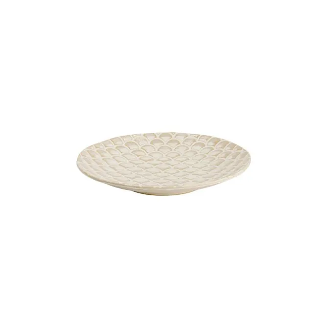 Tokyo design Titanium Matte Mermaid bord ø 25 cm keramiek bruin wit
