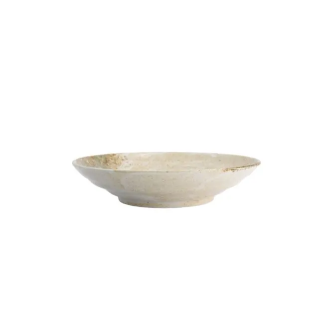 Tokyo design Yukishino diep bord ø 29 x 6 cm keramiek bruin wit