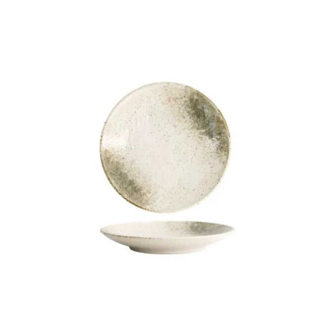 Tokyo design Yukishino ontbijtbord ø 22,7 cm keramiek bruin wit