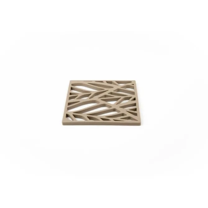 Tools2Cook onderzetter vierkant silicone Nutmeg Grey