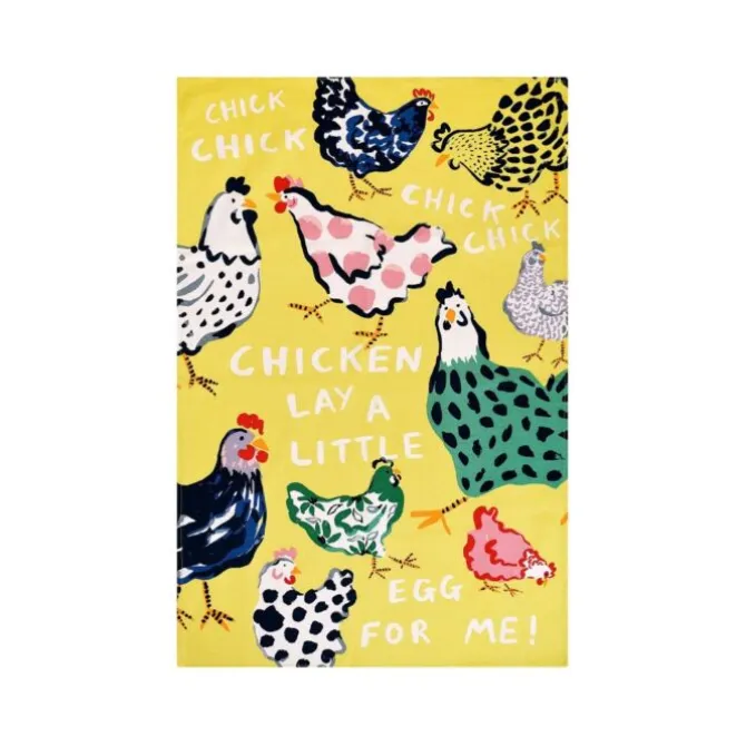 Ulster Weavers Chick Chicken theedoek katoen
