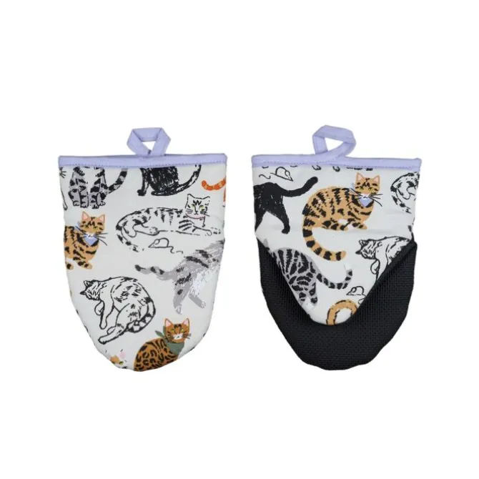 Ulster Weavers Feline Friends kleine keukenwant katoen 2 stuks