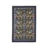 Ulster Weavers Finch & Flower theedoek katoen blauw
